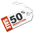 SALE 50% REDUCTION