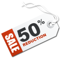 SALE 50% REDUCTION