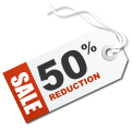 SALE 50% REDUCTION